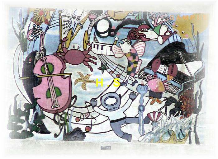 ����A�q�H�㉮�̕ǂ̊G