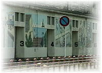 旧大連航路上屋の壁絵